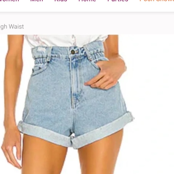 Retrofete Hailey denim shorts Medium Blue 27 - Picture 1 of 6